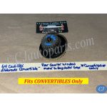 OEM 1961 1962 1963 1964 Cadillac Eldorado Deville Series 62 Convertible REAR QUARTER WINDOW MOTOR REGULATOR GEAR